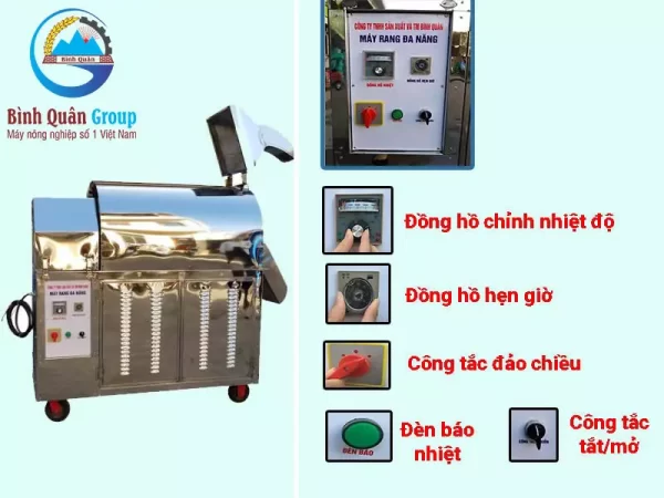 Máy rang hạt R30